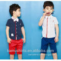 Factory Wholesale Children Polka Dot Printed Boys Formal Casual Shirts